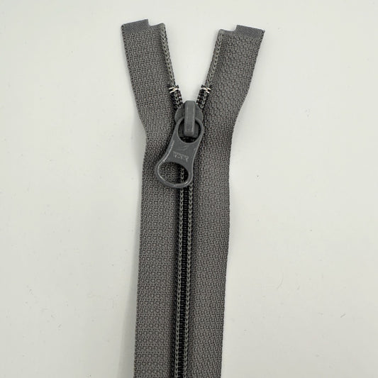 Midweight Open-End Zipper #4.5 53cm (20") - Dark Grey