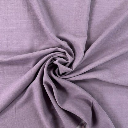 63" Remnant - Silky Linen Viscose Noil - Wisteria