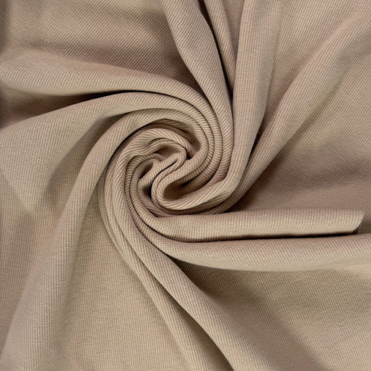 TENCEL™ Lyocell Organic Cotton 2x2 Ribbed Knit - Sand