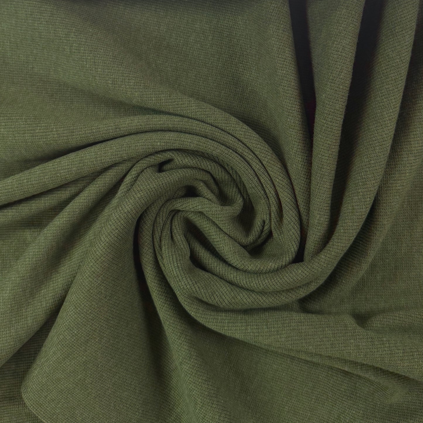 TENCEL™ Lyocell Organic Cotton 2x2 Ribbed Knit - Moss