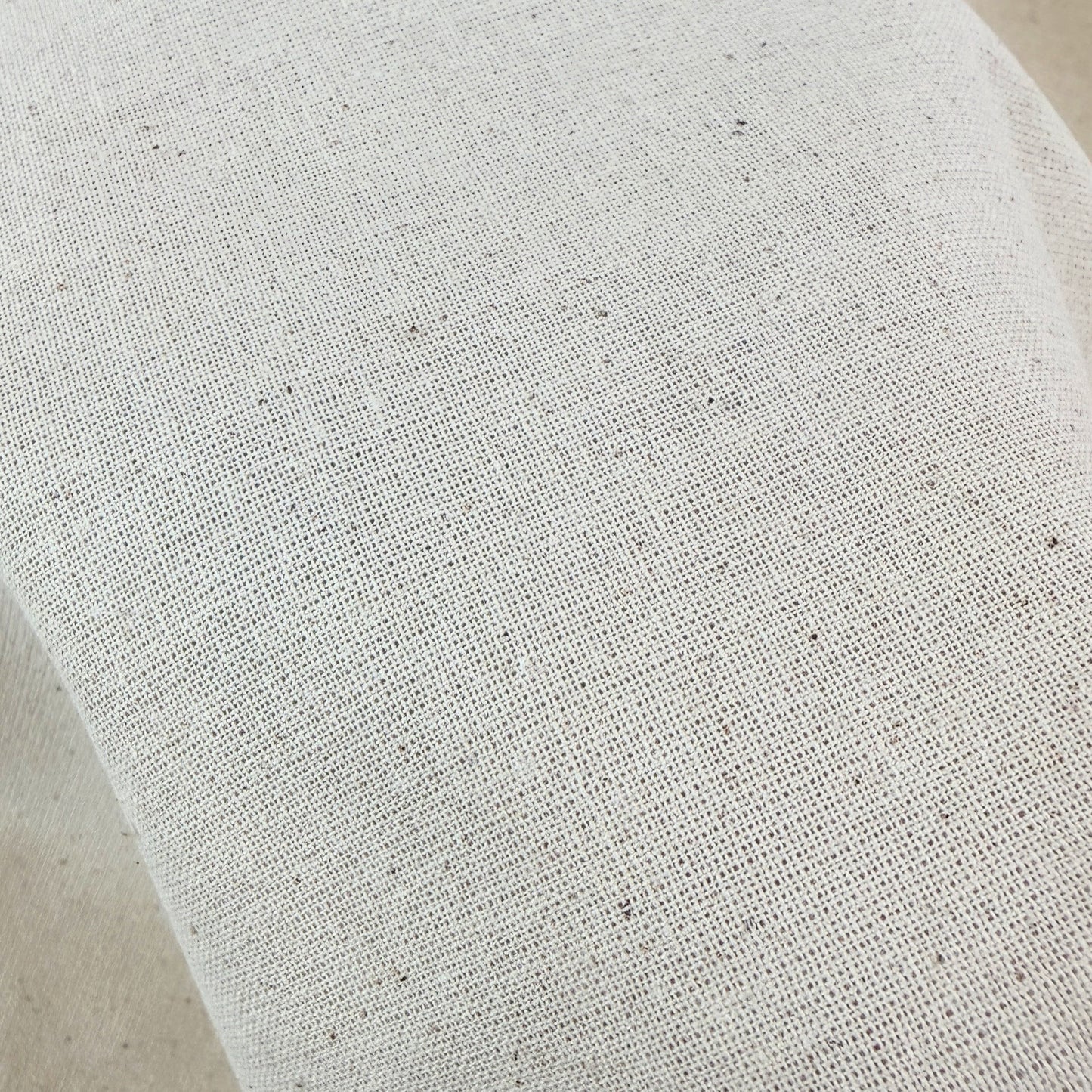 Muslin - Natural Undyed Combed Cotton Muslin Fabric - 48"