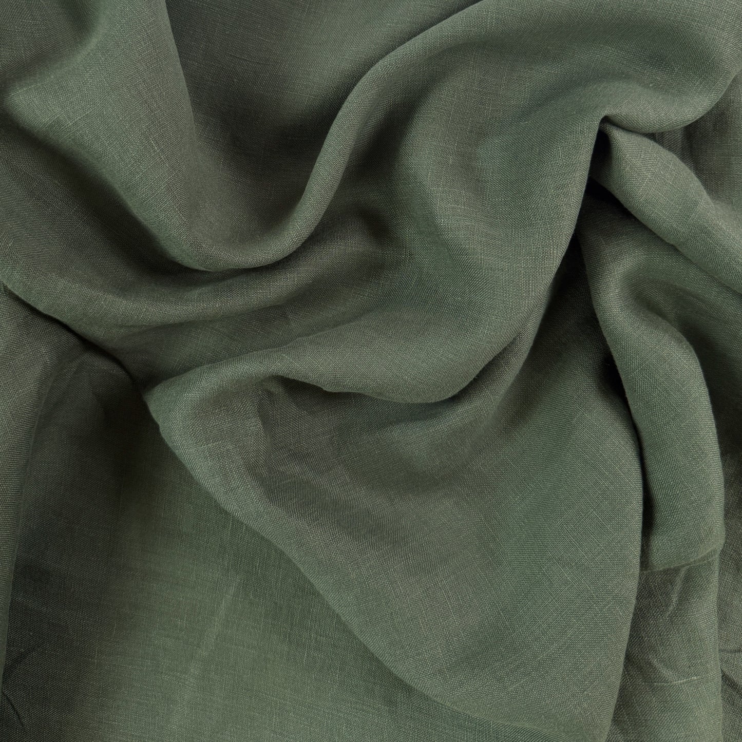 Sandwashed 100% Linen - Eucalyptus