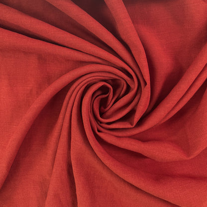 Tencel Linen Woven - Vermilion