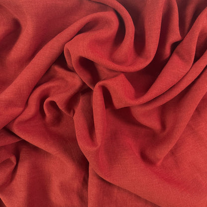 Tencel Linen Woven - Vermilion