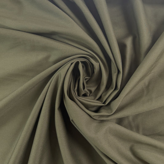 Cotton Tencel™ Lyocell Twill  - Army Green  - Deadstock