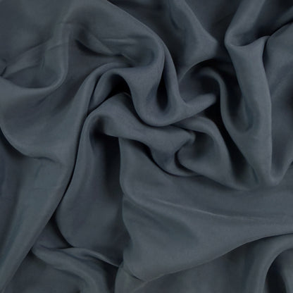 Triacetate Oxford Weave - Slate Blue - Deadstock