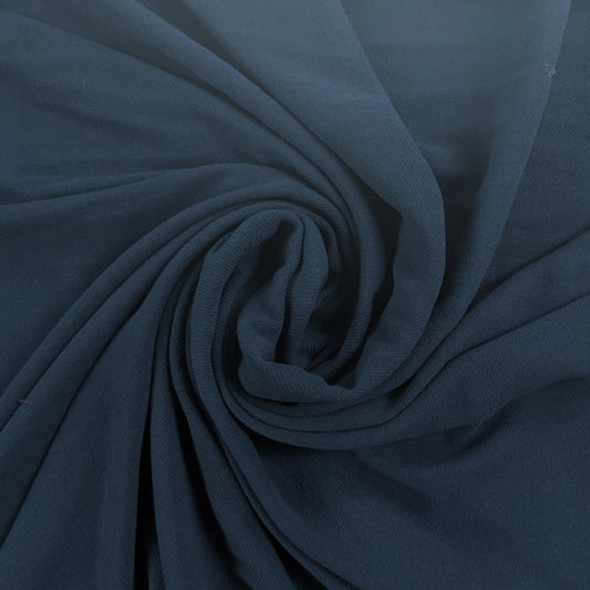 Stretch Rayon Twill - Blue - Deadstock