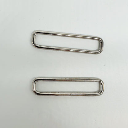 50mm (2")  Metal Rectangle Rings - per pair of two