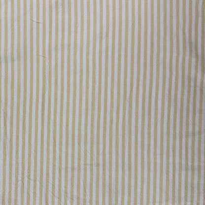 Organic Yarn Dyed Cotton - Yellow Stripe