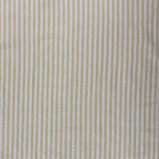 Organic Yarn Dyed Cotton - Yellow Stripe