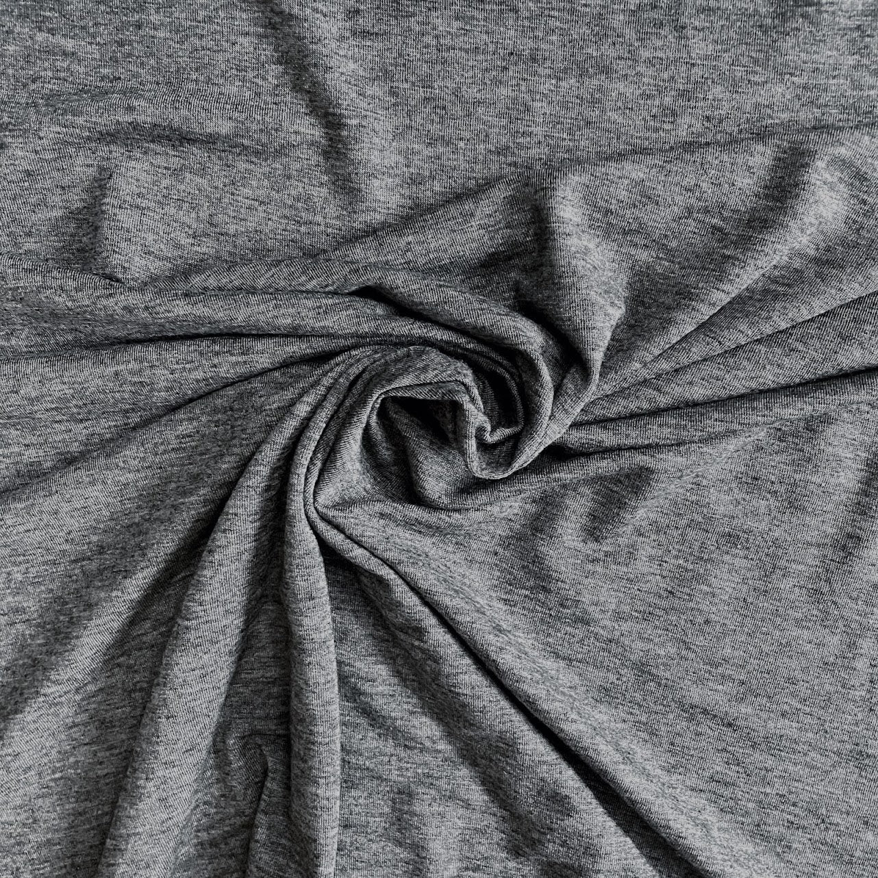 Merino TENCEL™ Lyocell Lightweight Jersey - Heathered Charcoal