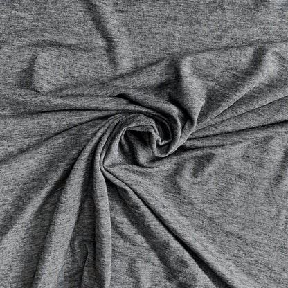 Merino TENCEL™ Lyocell Lightweight Jersey - Heathered Charcoal