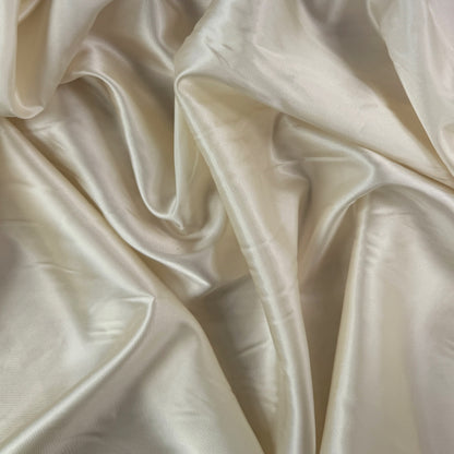 Silky Acetate - Ivory - Deadstock