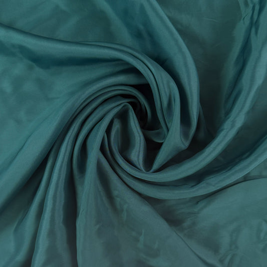 26" Remnant - Silky Fluid Rayon - Peacock Blue - Deadstock