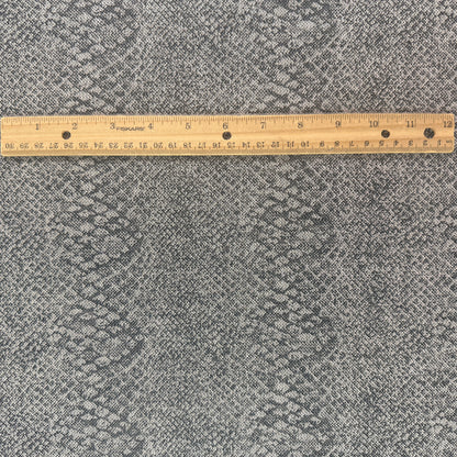 European Linen Jacquard - Black Snake  - 57-58"