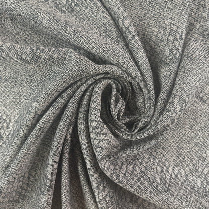 European Linen Jacquard - Black Snake  - 57-58"