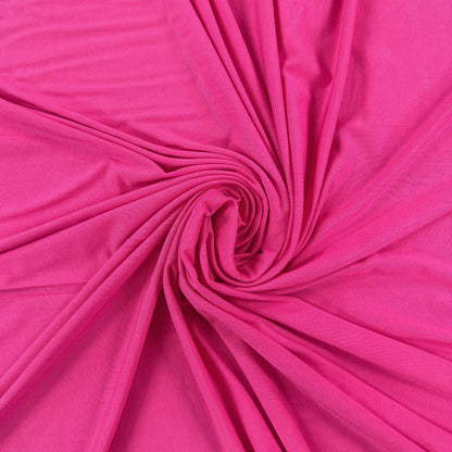 Bamboo Stretch Jersey Knit - Fuchsia Pink - UPF50 - Deadstock - 250gsm
