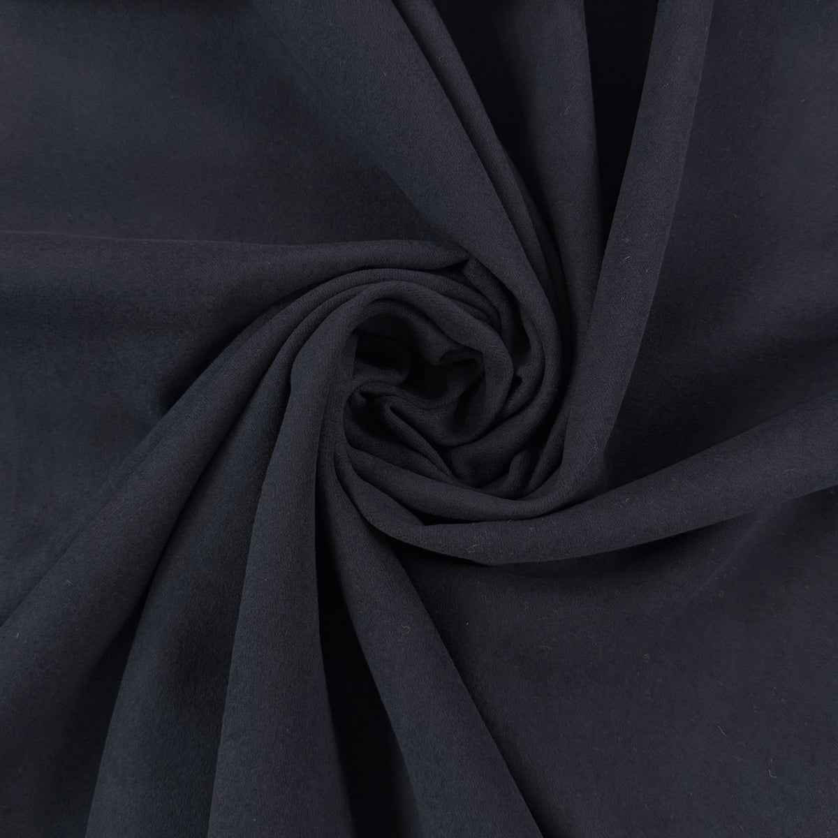 Heritage Cotton Moleskin - Dark Navy -  Designer Deadstock - British Heritage Mill