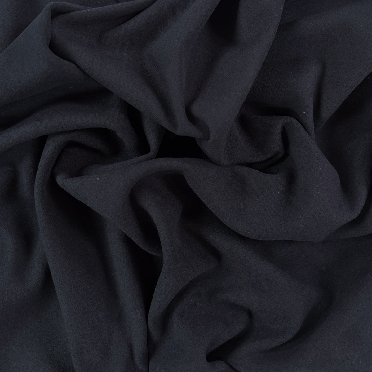 Heritage Cotton Moleskin - Dark Navy -  Designer Deadstock - British Heritage Mill