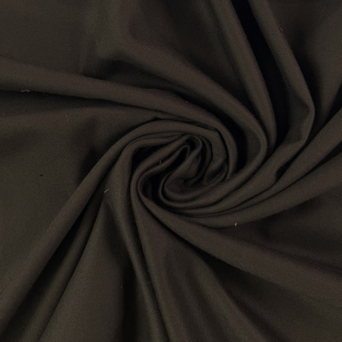 Stretch Cotton Moleskin - Espresso Brown - Designer Deadstock - British Heritage Mill
