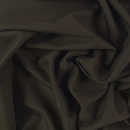 Stretch Cotton Moleskin - Espresso Brown - Designer Deadstock - British Heritage Mill