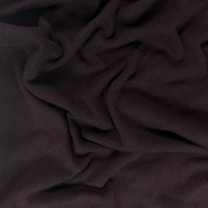 TENCEL™ Lyocell Organic Cotton 2x2 Ribbed Knit - Espresso