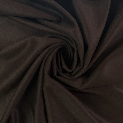 100% Virgin Wool Coating - Espresso
