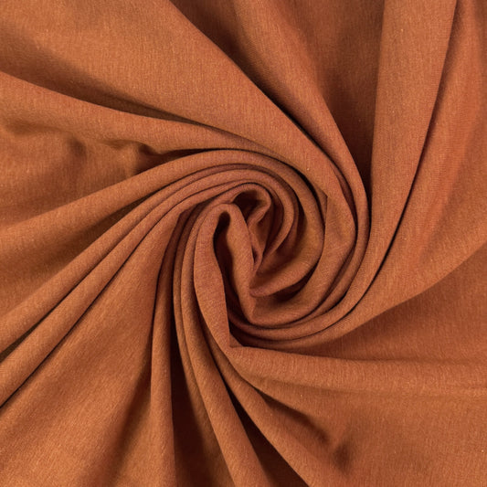 TENCEL™ Lyocell Organic Cotton Brushed Stretch Sweatshirt Fleece - Allspice