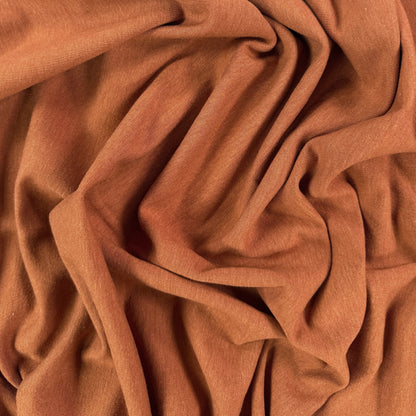 TENCEL™ Lyocell Organic Cotton Brushed Stretch Sweatshirt Fleece - Allspice