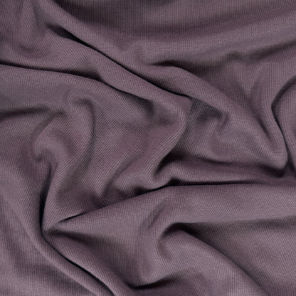 Bamboo Cotton 2×2 Rib - Moonscape