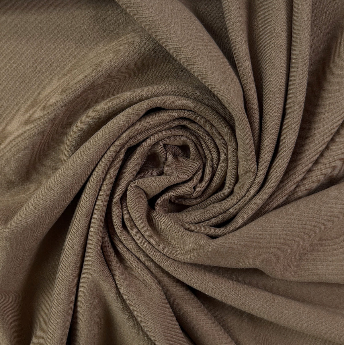 Bamboo Cotton Sweatshirt Fleece - Milk Chocolate