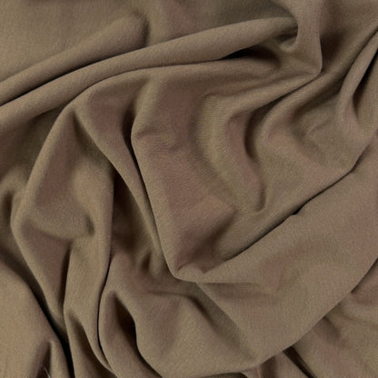 Bamboo Cotton Sweatshirt Fleece - Milk Chocolate
