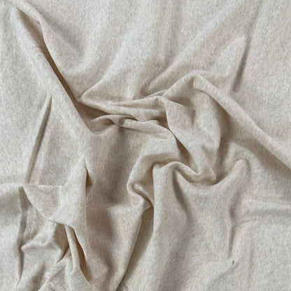 Cotton Rib - Heathered Almond