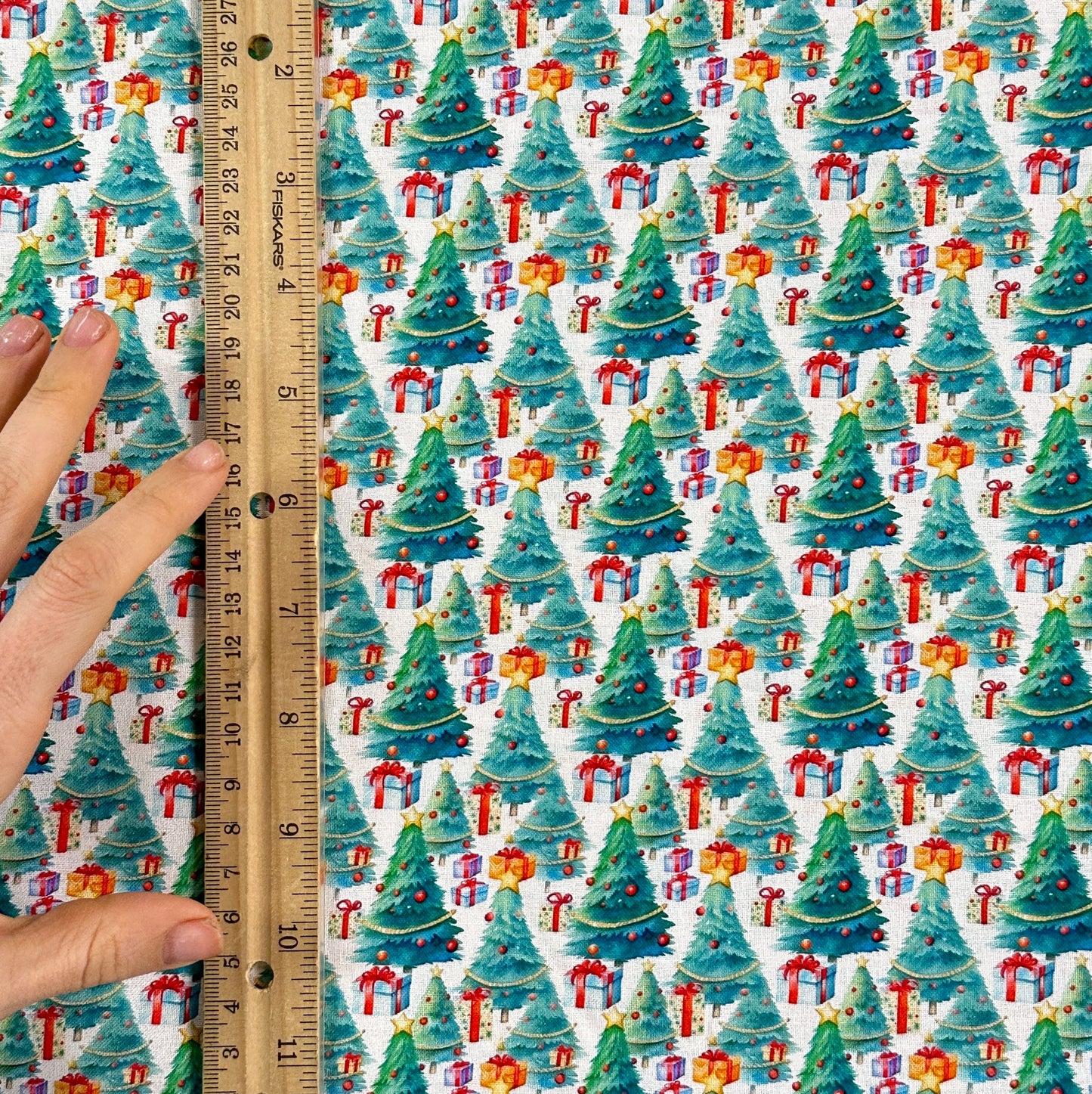 Christmas Trees - Digital Print - Cotton Poplin