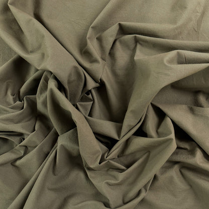 Olive Cotton Poplin - Deadstock