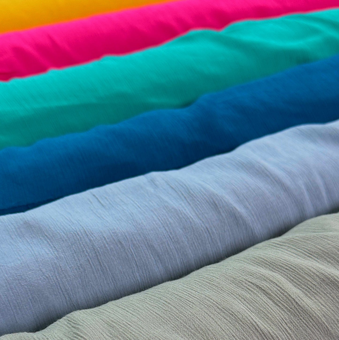 Yellow - Crinkle Yoryu Viscose
