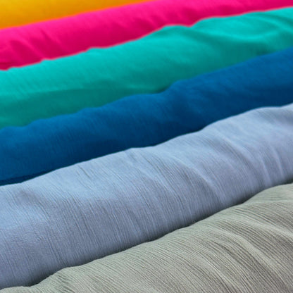 Yellow - Crinkle Yoryu Viscose