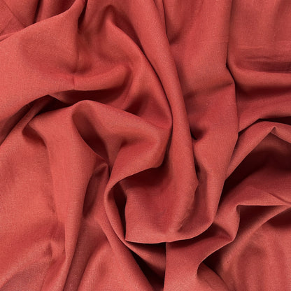 Palma Linen Viscose - 
Brick Red