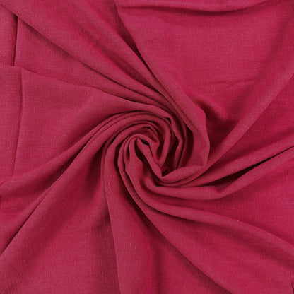 Silky Linen Viscose Noil - Raspberry