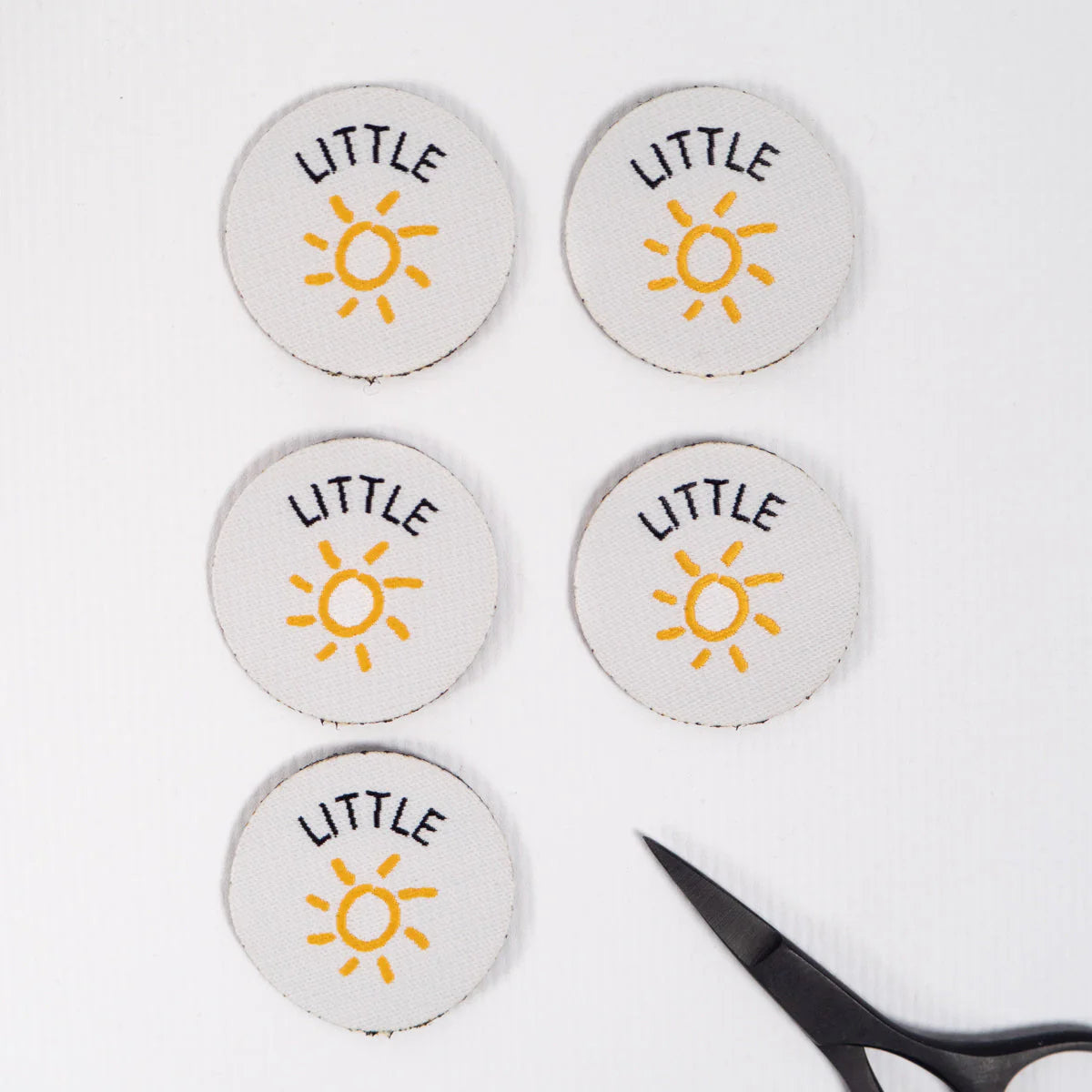 Woven labels ©ikatee - "Little Sunshine" Set - x5