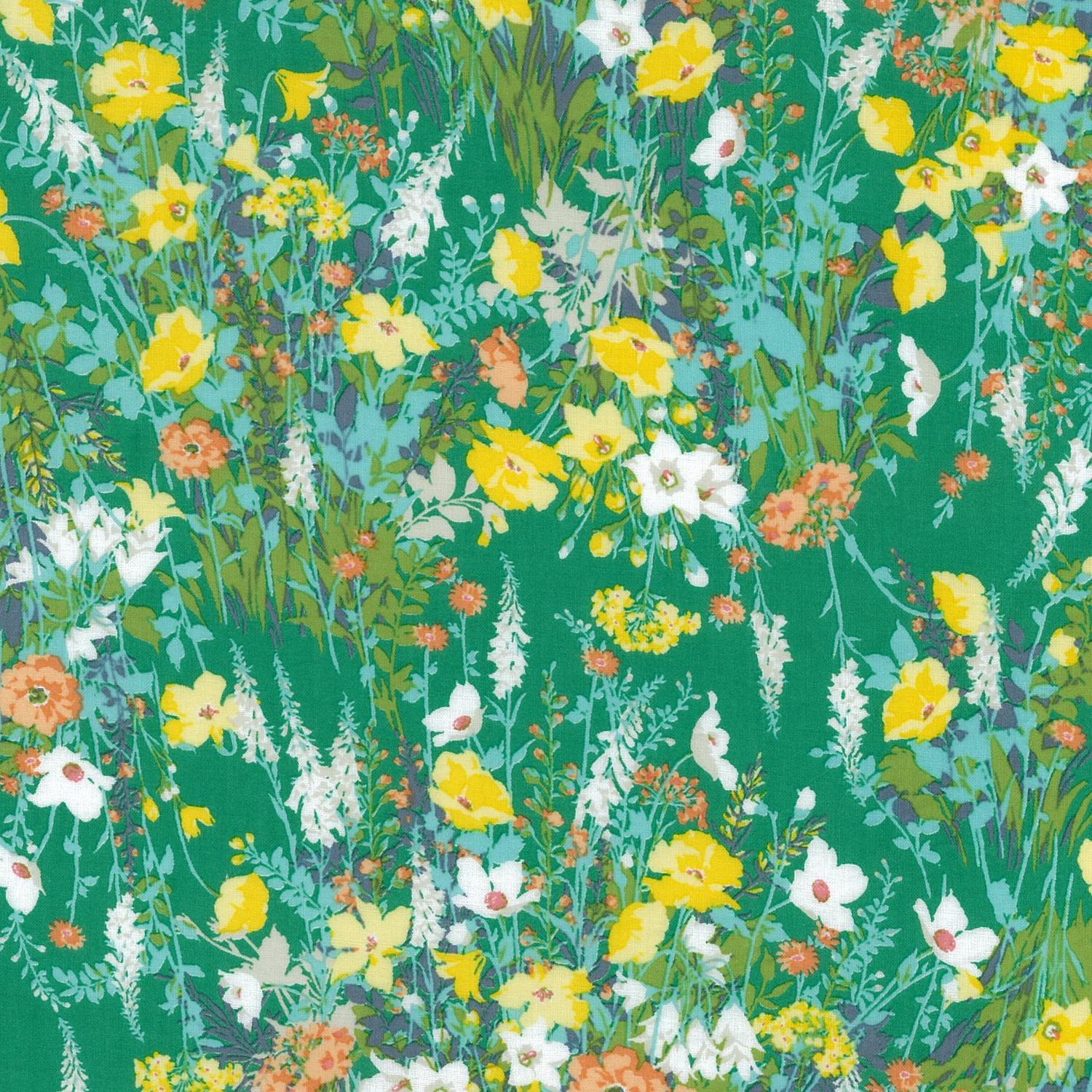 Fbri 4 Riverside Kokka - Flownny - 13B - Cotton Lawn Fabric – Riverside Fabrics