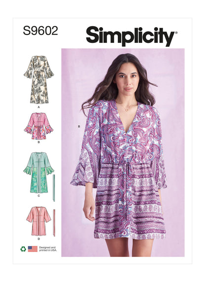 Simplicity - Misses' Caftan & Wrap Sewing Pattern