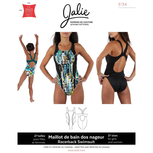 Jalie - 3134 - Racerback Swimsuit