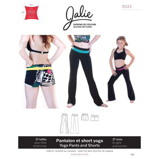 Jalie - 3022 - Yoga Pants & Shorts