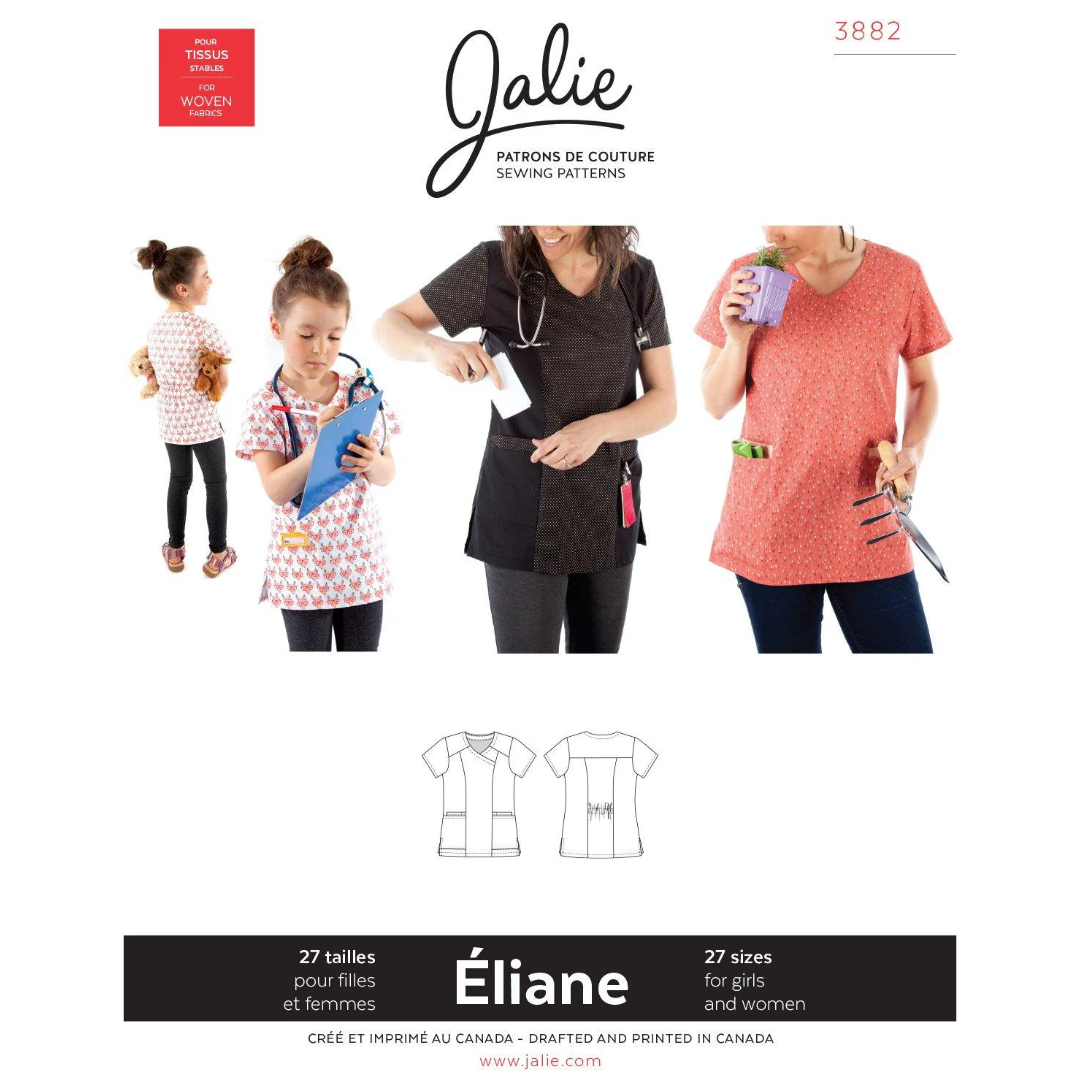 Jalie - 3882 - ÉLIANE Scrub Top