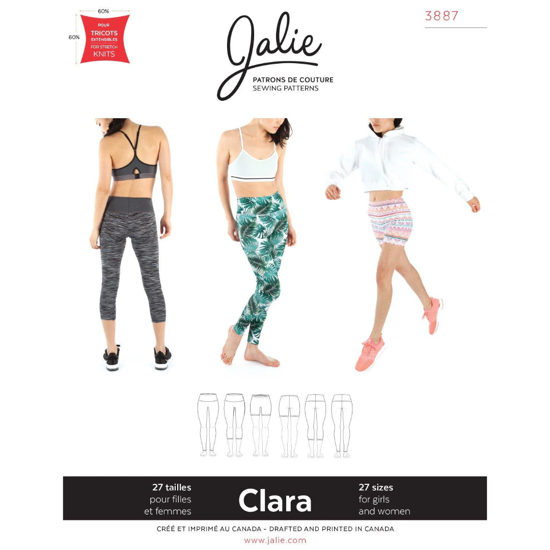 Jalie - 3887 - CLARA High-Waisted Leggings