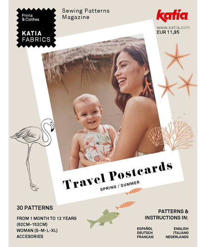 Katia Fabrics "Travel Postcards" Sewing Patterns Magazine