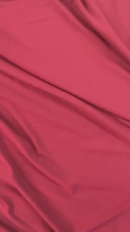 Bamboo Jersey Knit - Burgundy