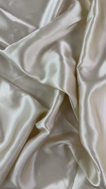 Mulberry Silk Charmeuse - Champagne - 19mm