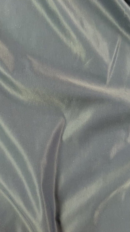 Rayon Cotton Sateen - Navy  - Deadstock